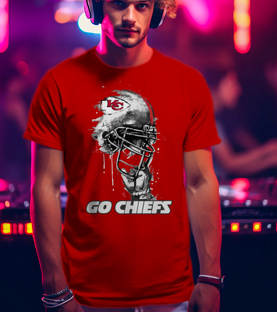 Go Chiefs Kc Helmet T-Shirt