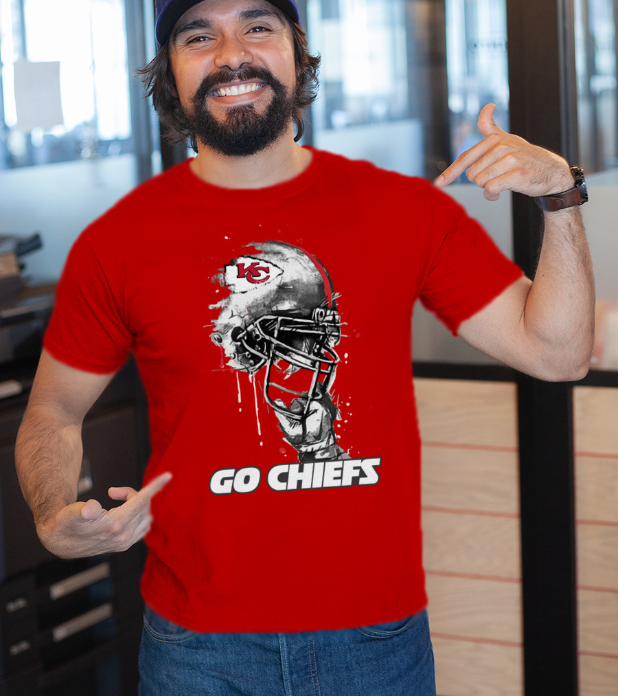 Go Chiefs Kc Helmet T-Shirt