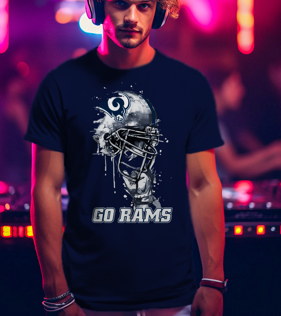 Go Rams Specialedition Helmet T-Shirt