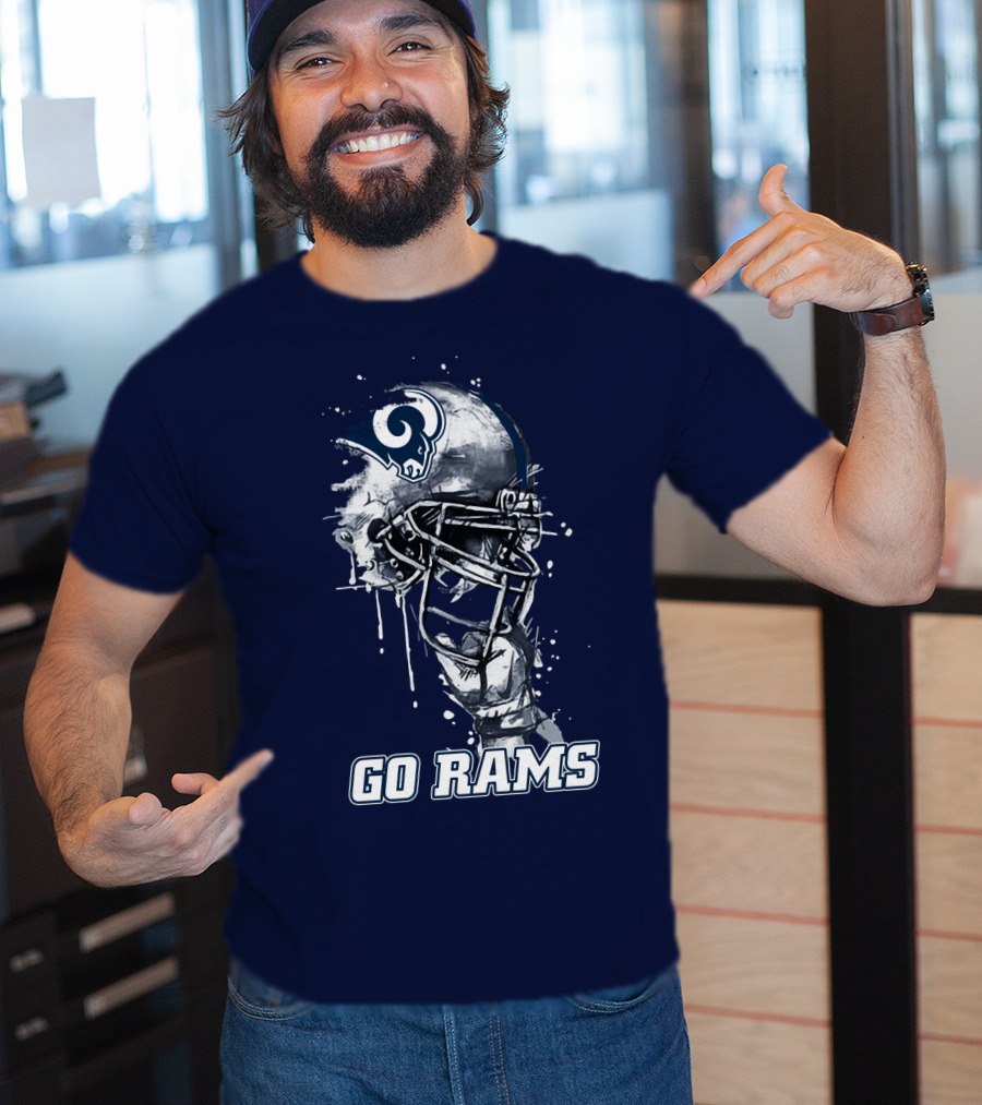 Go Rams Specialedition Helmet T-Shirt