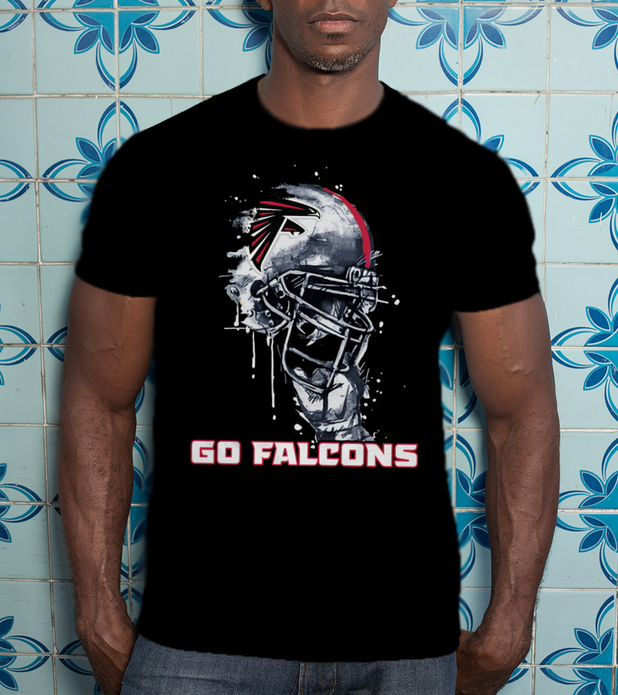 Go Falcons Falcons Helmet T-Shirt