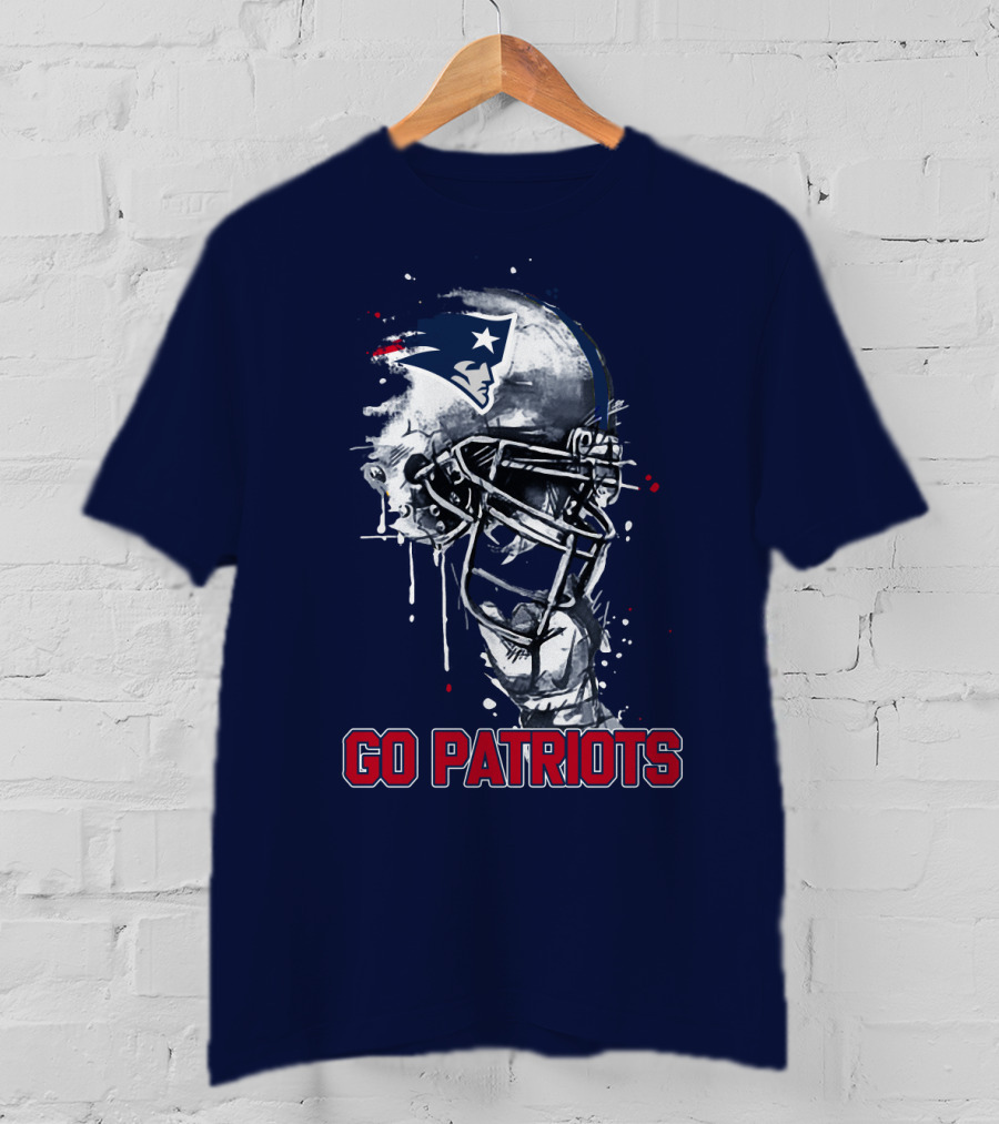Go Patriots Patriots Helmet T-Shirt