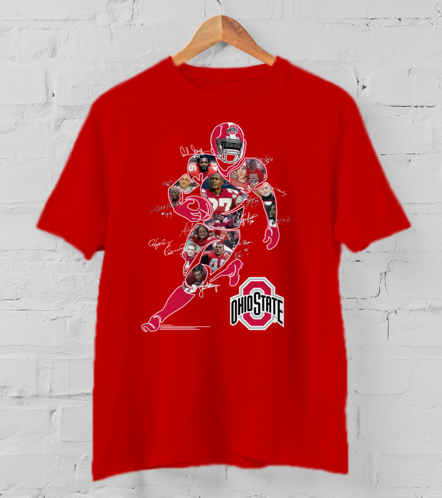 Ohio State Buckeyes Football Collage T-Shirt