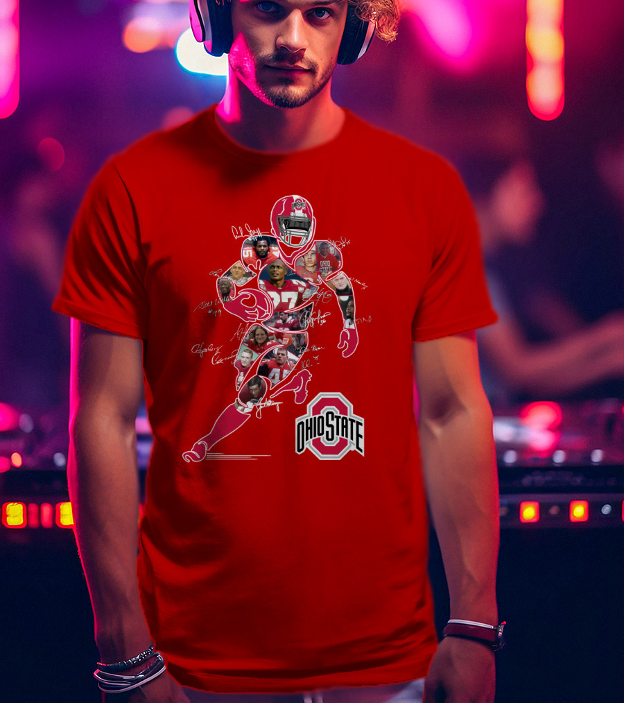 Ohio State Buckeyes Football Collage T-Shirt