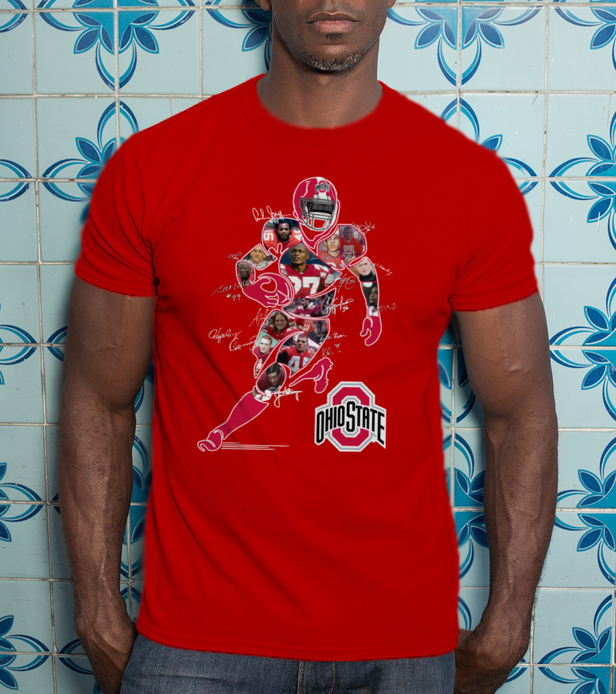 Ohio State Buckeyes Football Collage T-Shirt