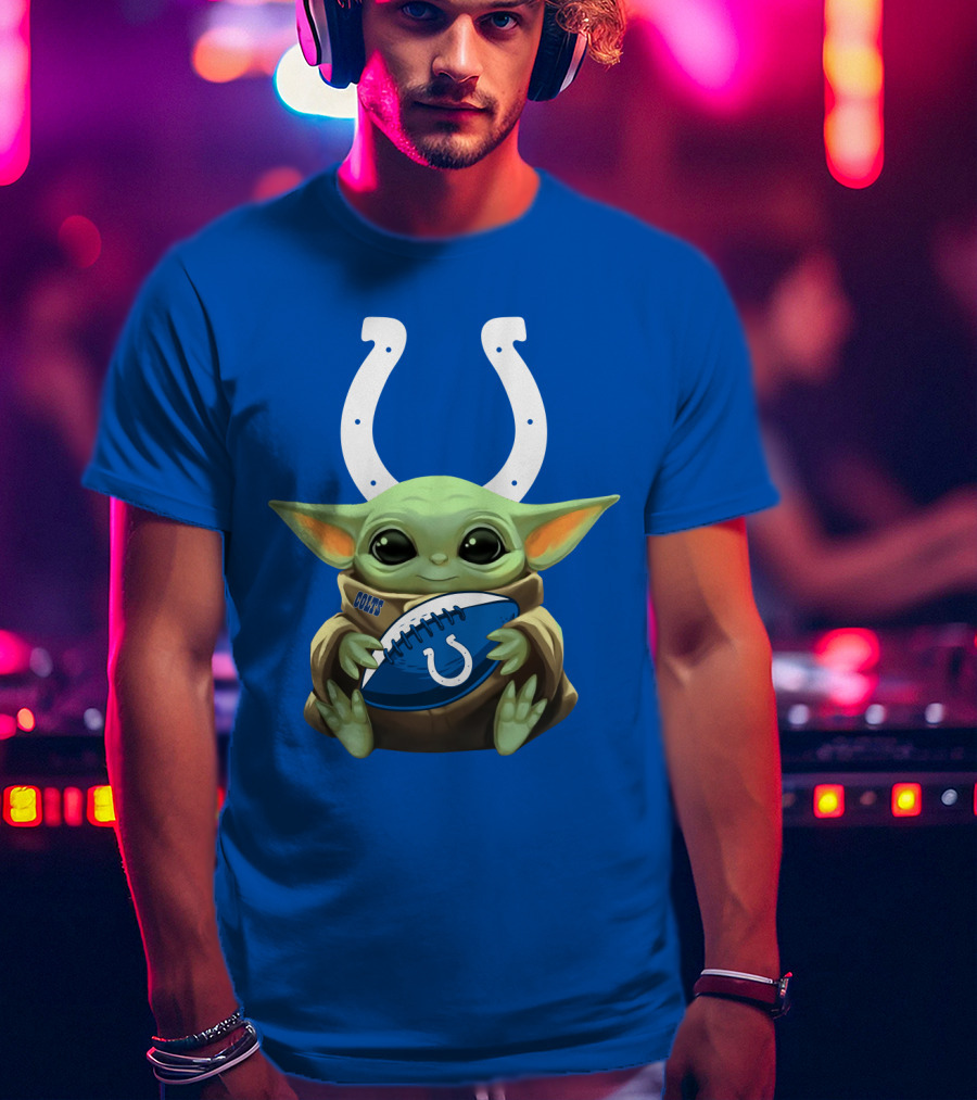 Baby Alien Colts Football Fans T-Shirt