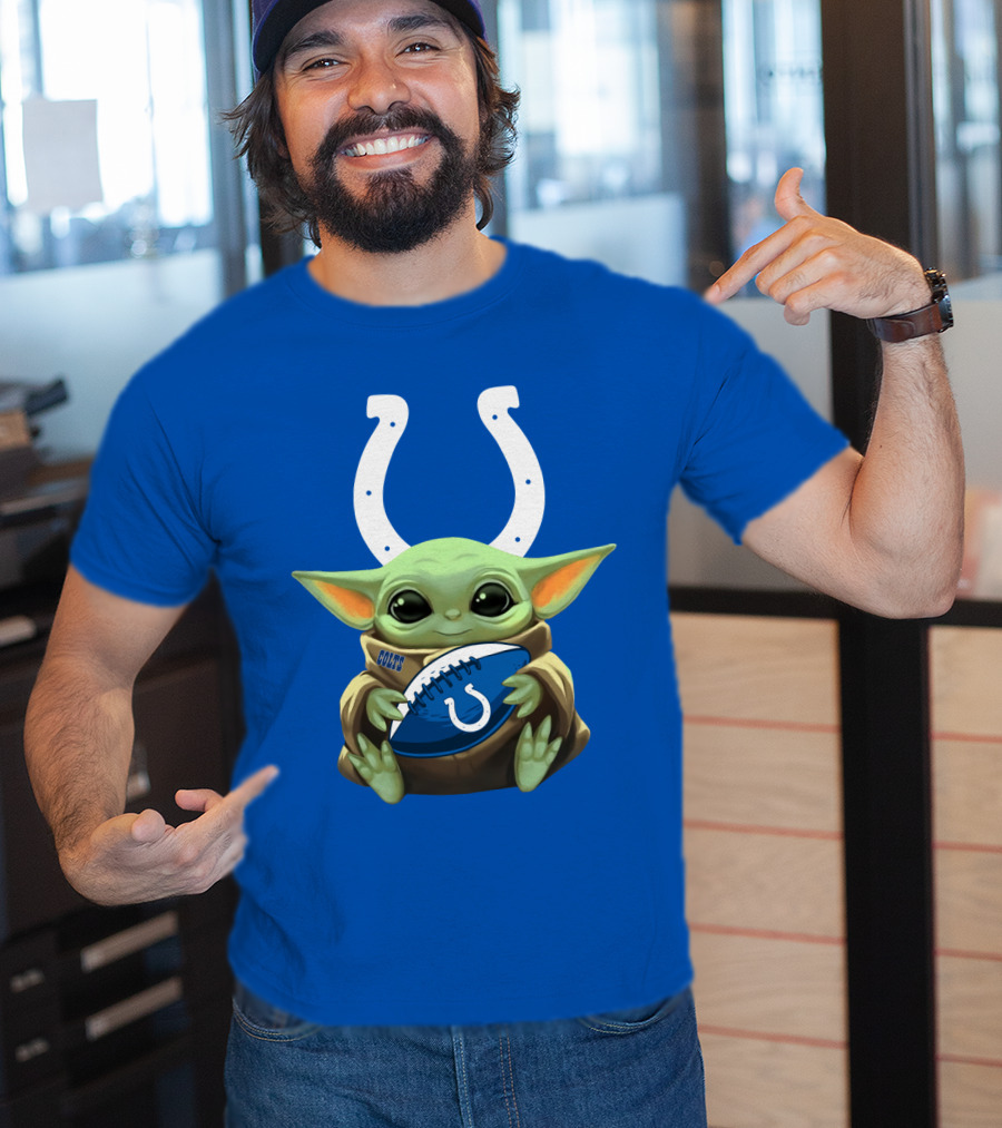 Baby Alien Colts Football Fans T-Shirt