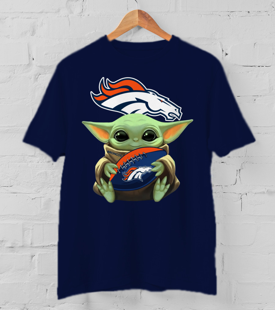 Broncos Baby Yoda T-Shirt