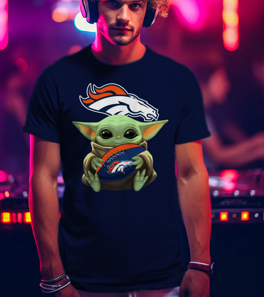 Broncos Baby Yoda T-Shirt