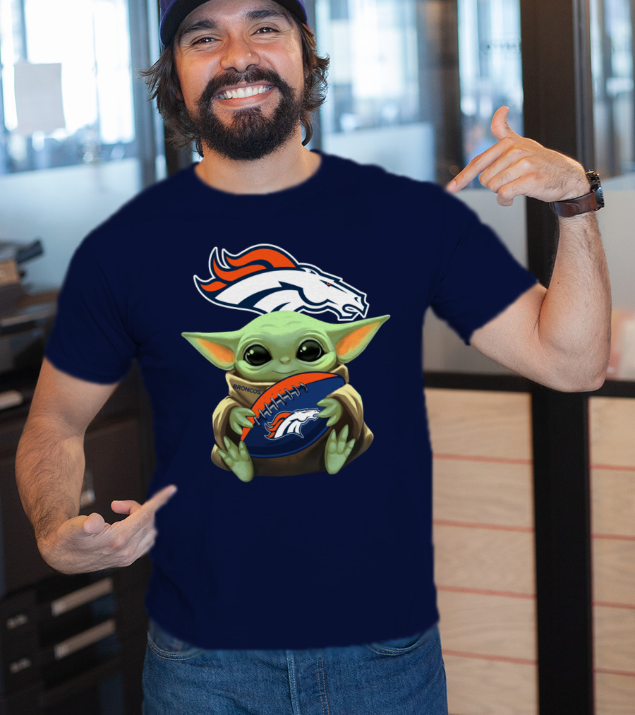 Broncos Baby Yoda T-Shirt