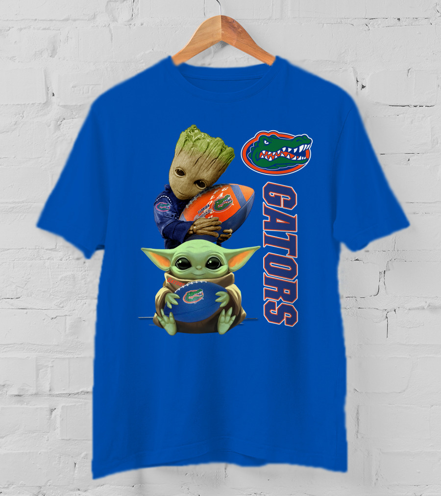 Gators Football Baby Alien And Tree Creature T-Shirt