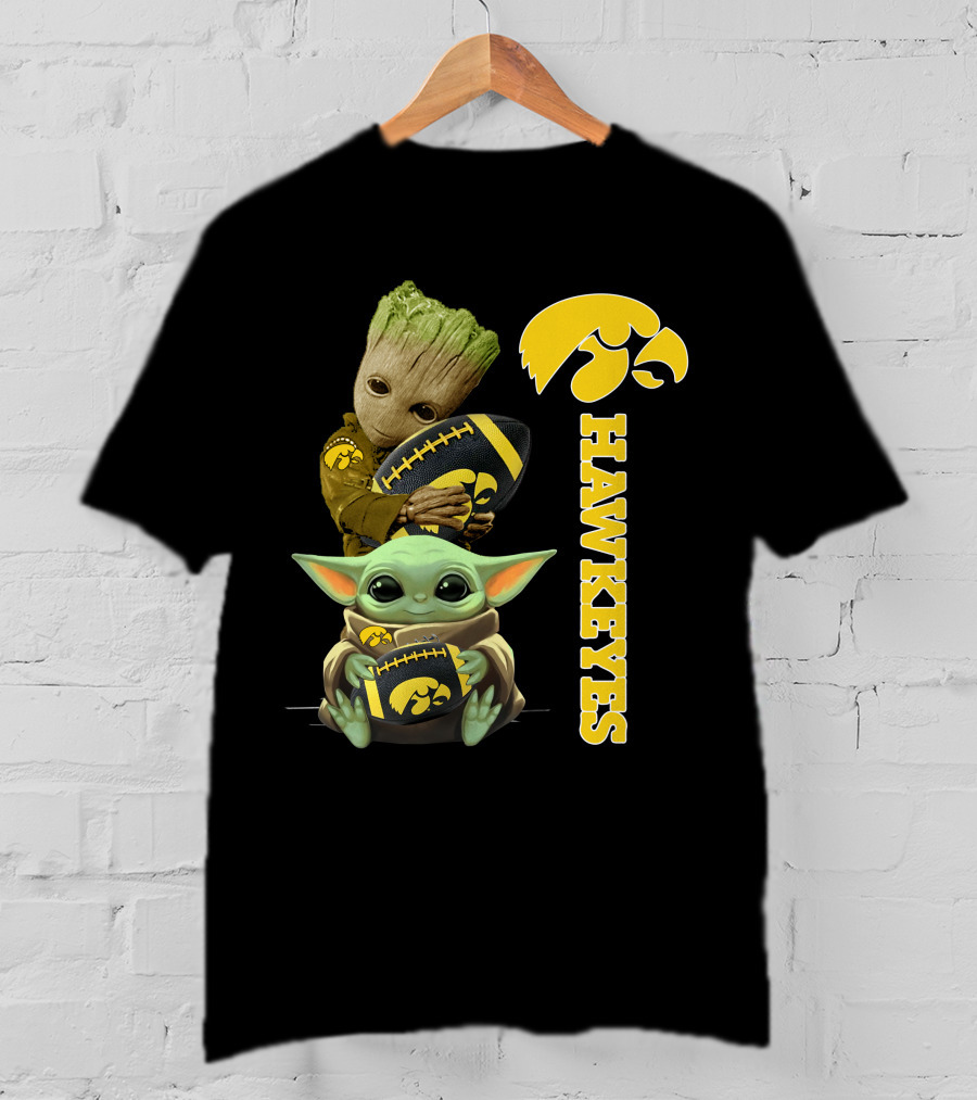 Baby Groot And Baby Yoda Hawkeyes T-Shirt