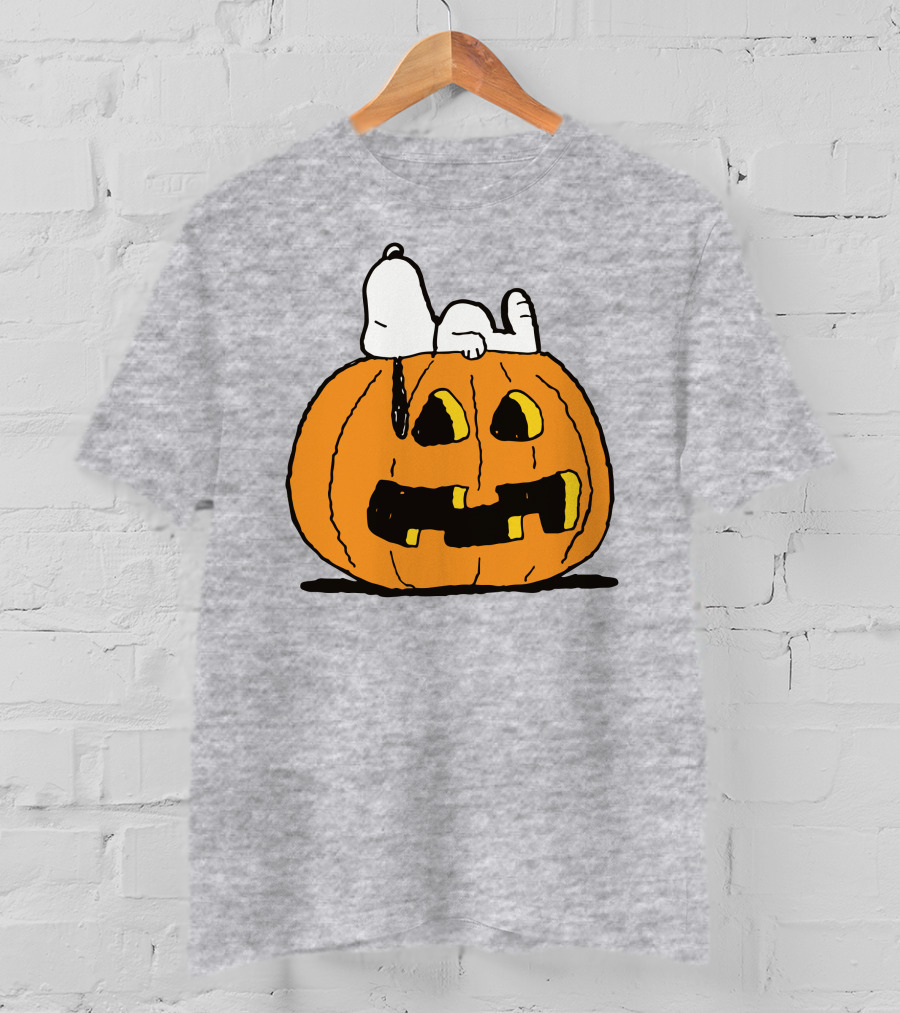 Snoopy Halloween Pumpkin Peanuts T-Shirt
