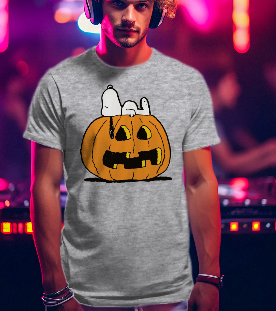 Snoopy Halloween Pumpkin Peanuts T-Shirt