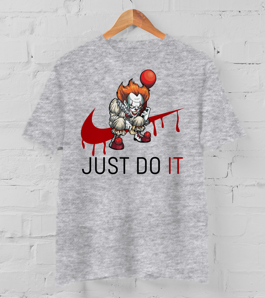 JUST DO IT Halloween Pennywise Balloon T-Shirt