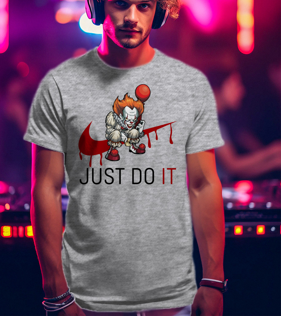 JUST DO IT Halloween Pennywise Balloon T-Shirt