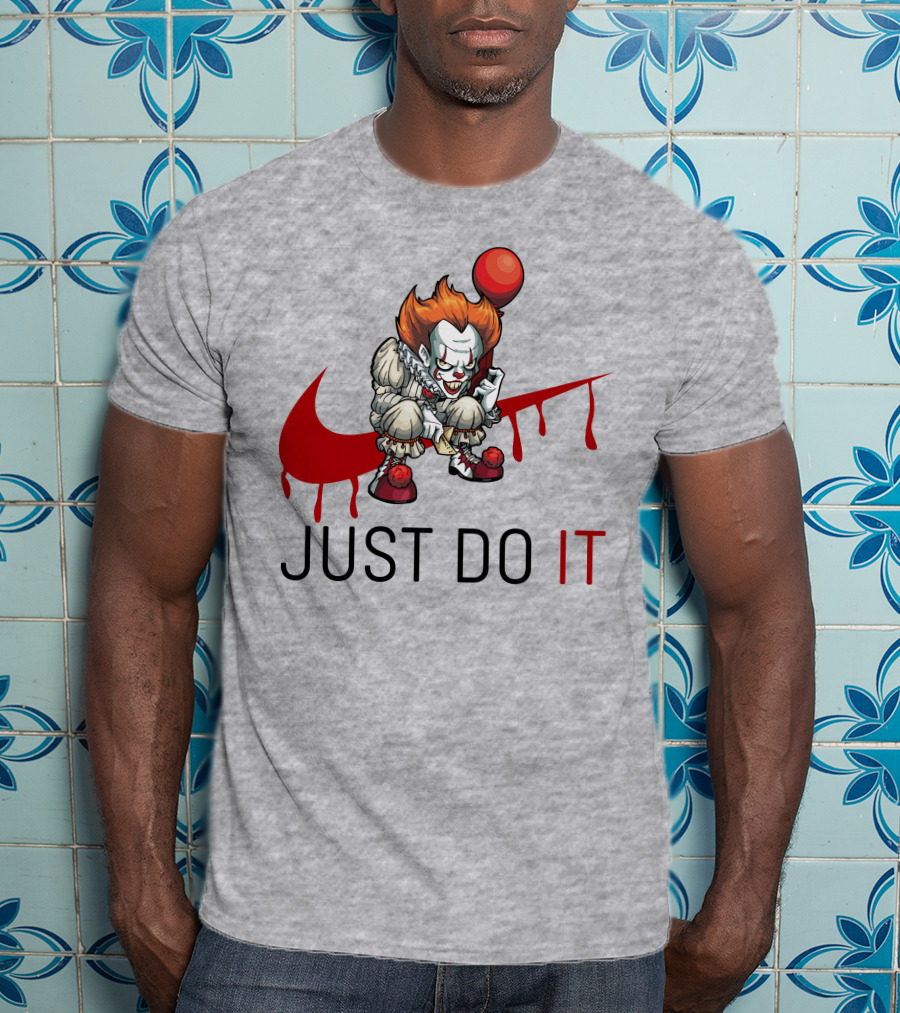 JUST DO IT Halloween Pennywise Balloon T-Shirt