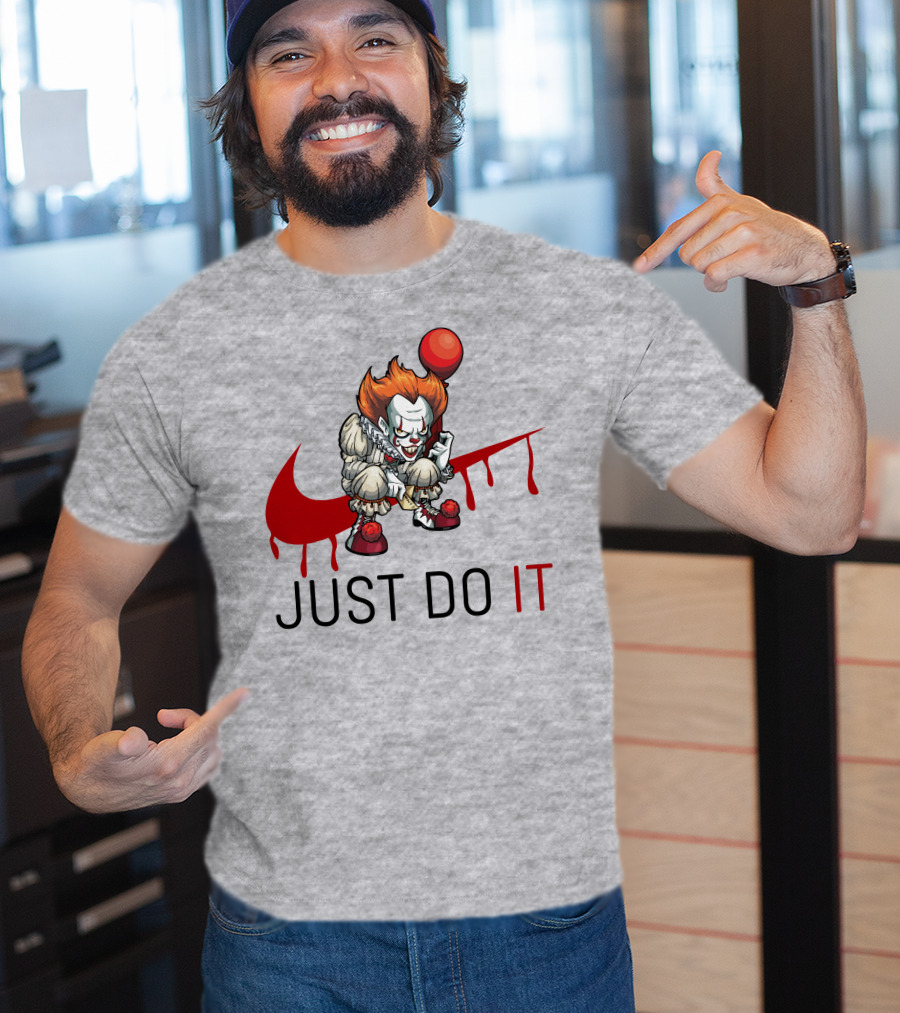 JUST DO IT Halloween Pennywise Balloon T-Shirt