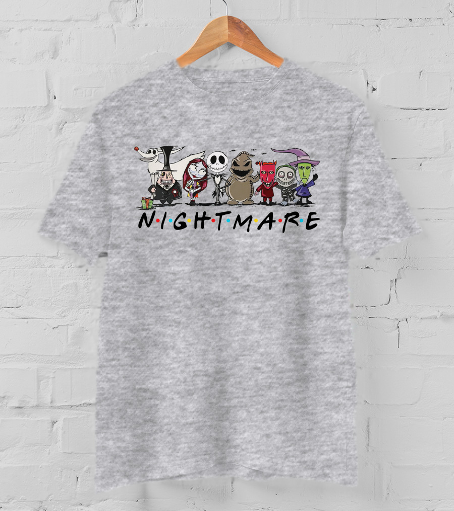 Nightmare Before Christmas Friends TV Show T-Shirt
