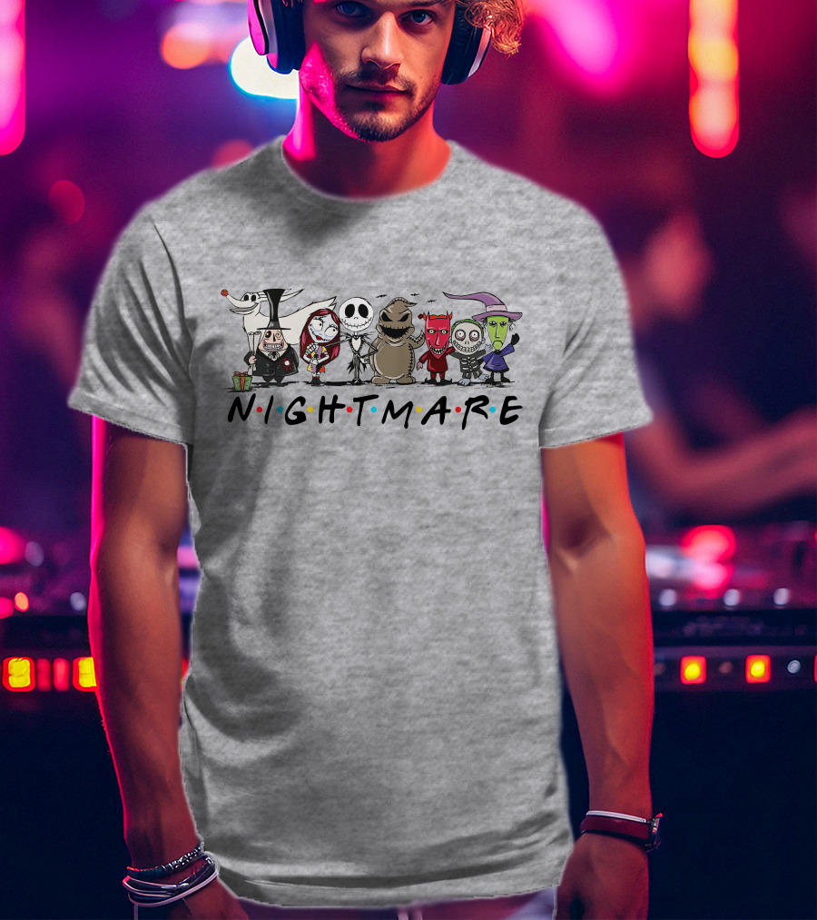 Nightmare Before Christmas Friends TV Show T-Shirt