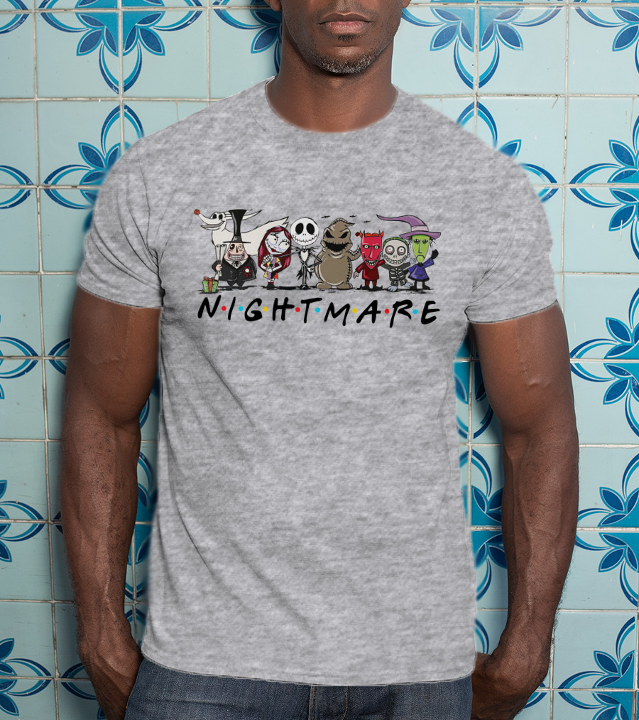 Nightmare Before Christmas Friends TV Show T-Shirt