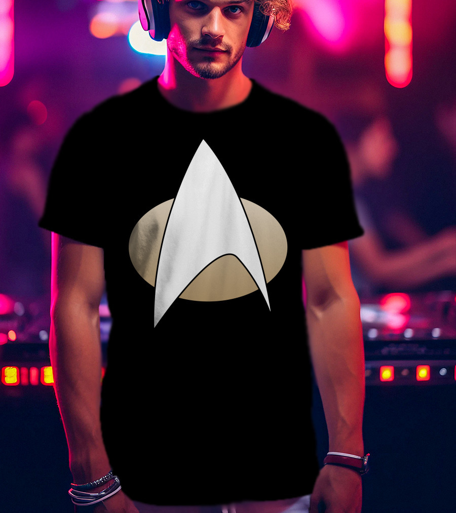 Star Trek Command Red Paneled Uniform Badge Insignia T-Shirt