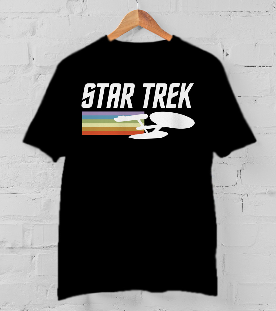 Star Trek Enterprise Rainbow Trail T-Shirt