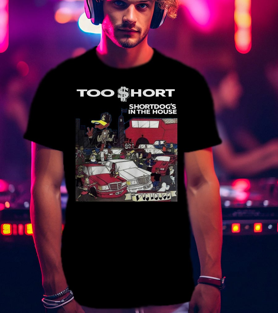 Too Short Short Dog's In The House Dog House Urban Scene T-Shirt