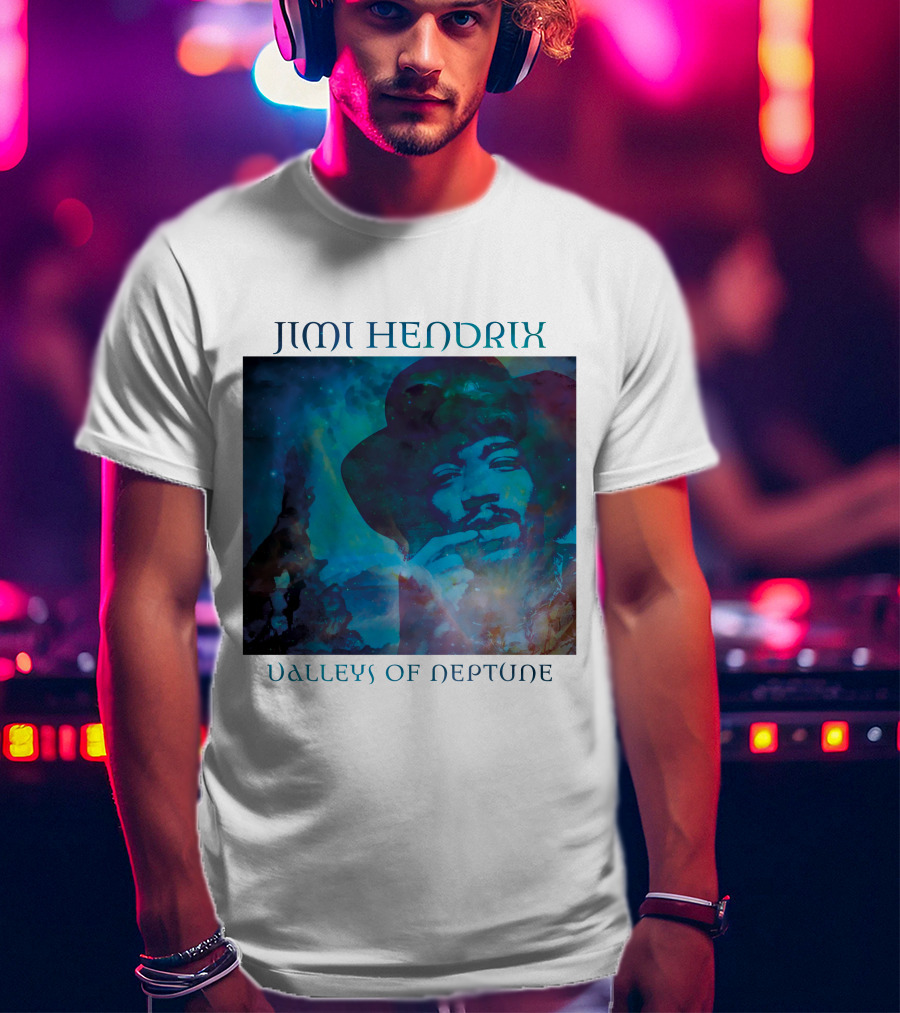 Jimi Hendrix Valleys Of Neptune Album T-Shirt