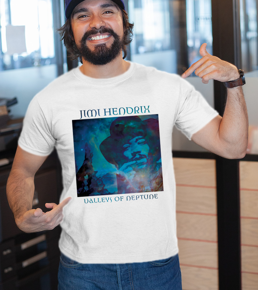 Jimi Hendrix Valleys Of Neptune Album T-Shirt