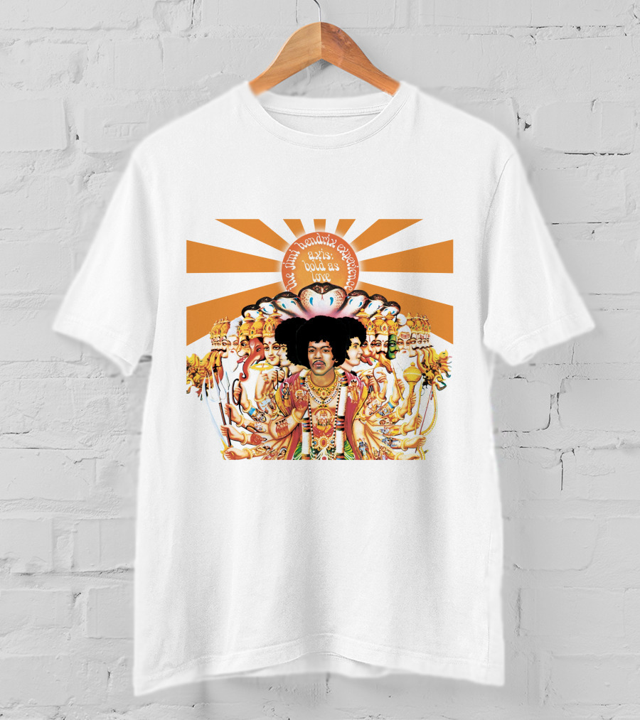 The Jimi Hendrix Experience Axis Bold As Love Album Cover T-Shirt