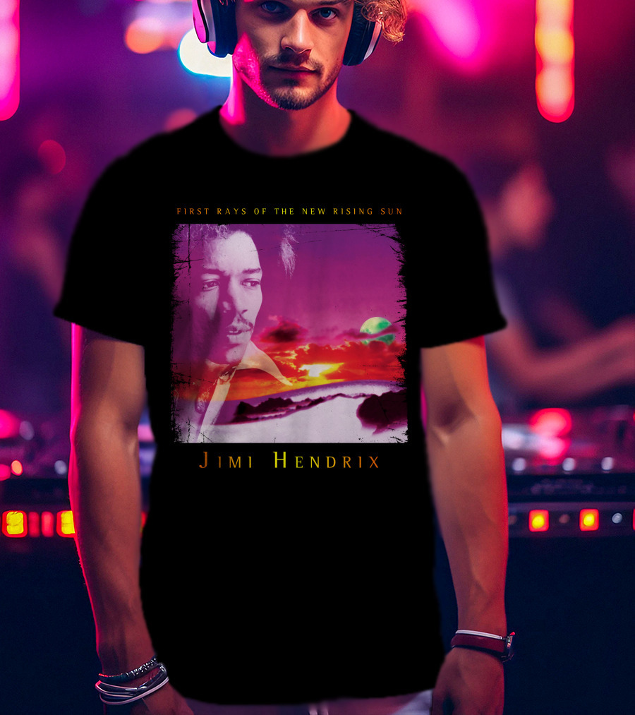 Jimi Hendrix First Rays Of The New Rising Sun Sunset T-Shirt