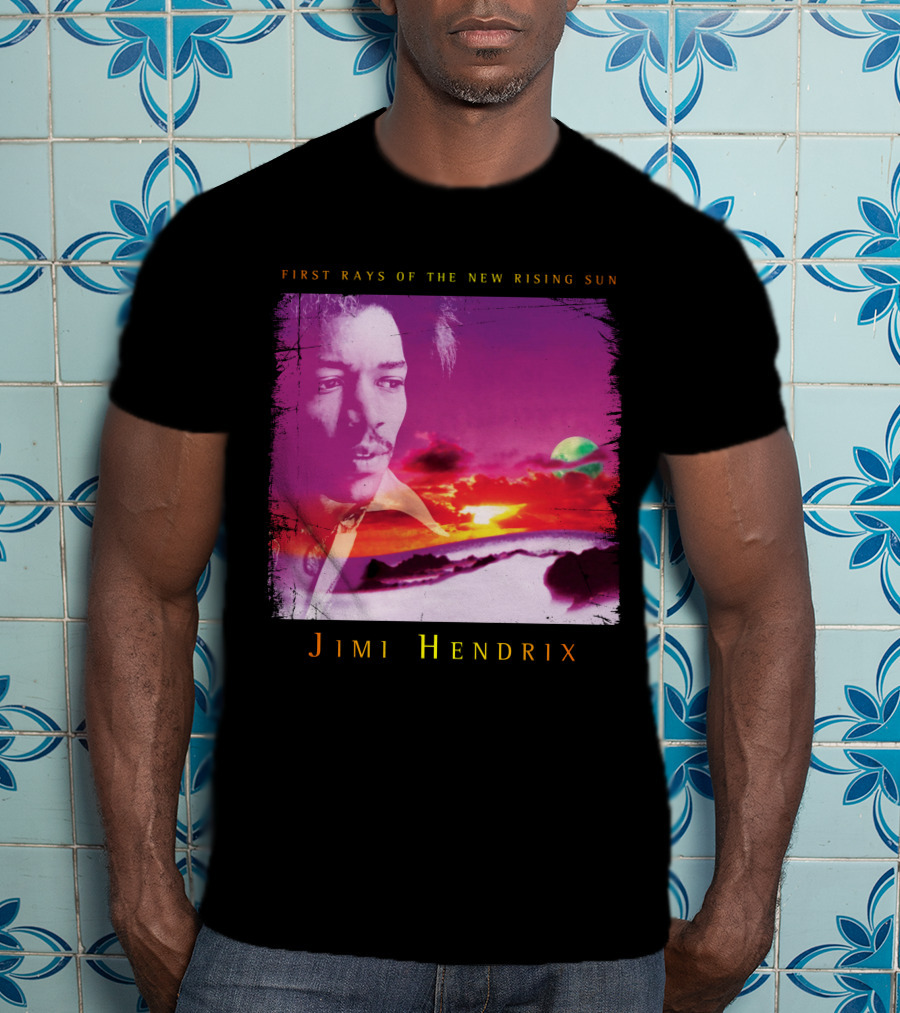 Jimi Hendrix First Rays Of The New Rising Sun Sunset T-Shirt