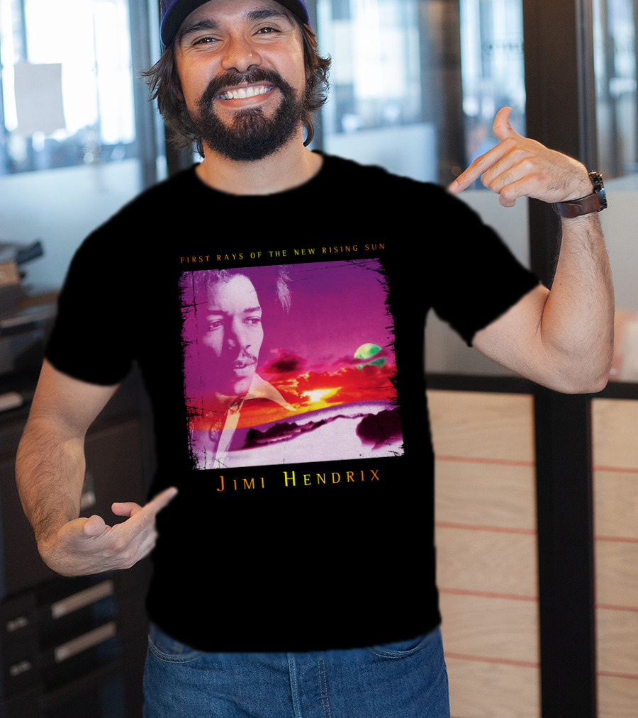 Jimi Hendrix First Rays Of The New Rising Sun Sunset T-Shirt