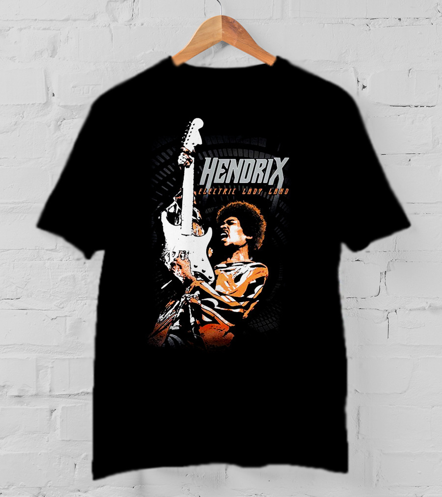 Hendrix Electric Ladyland Guitar Performance T-Shirt