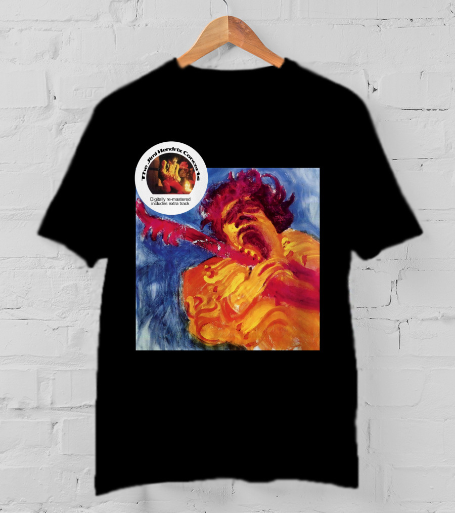 The Jimi Hendrix Concerts Digitally Re-Mastered Includes Extra Track T-Shirt