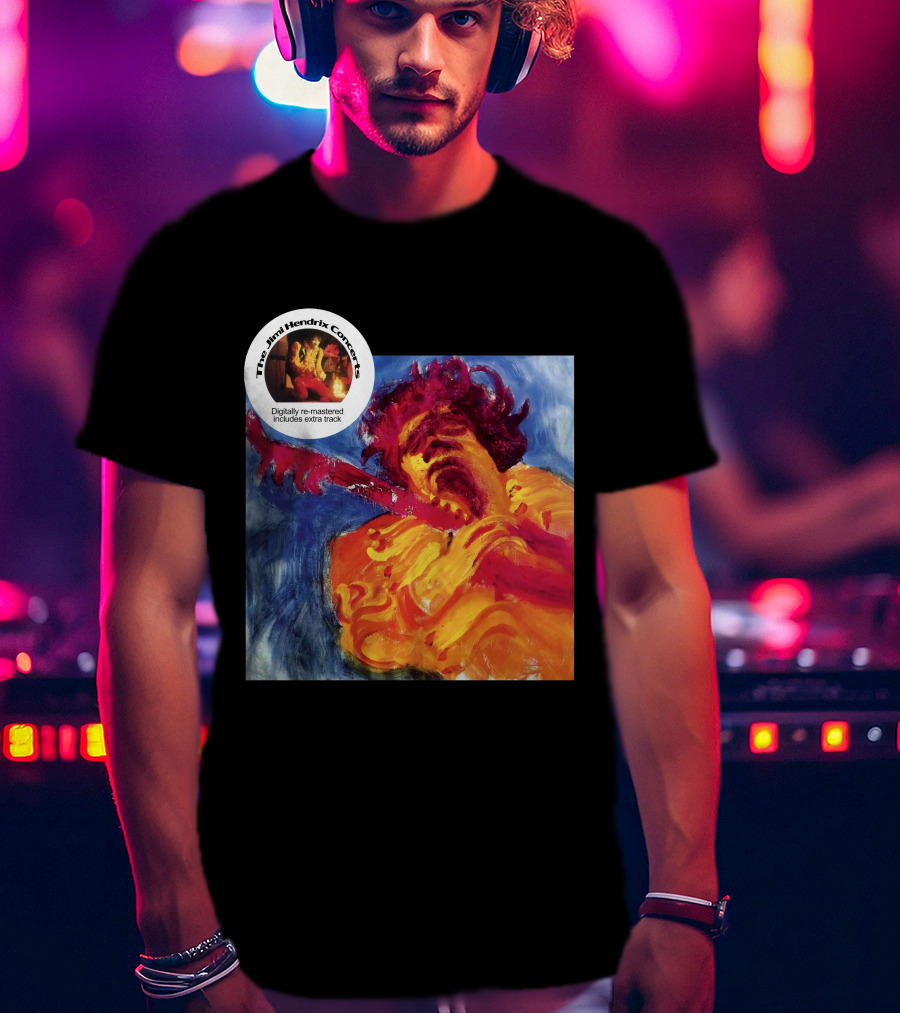 The Jimi Hendrix Concerts Digitally Re-Mastered Includes Extra Track T-Shirt