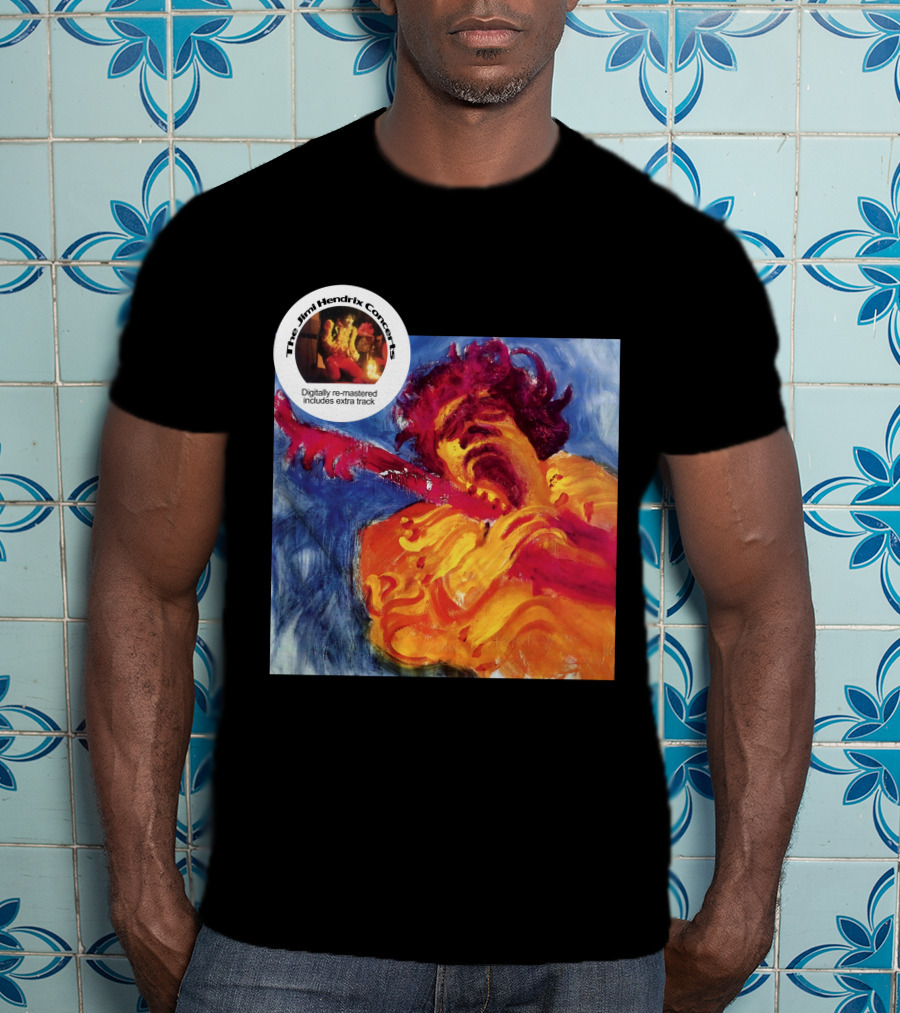 The Jimi Hendrix Concerts Digitally Re-Mastered Includes Extra Track T-Shirt