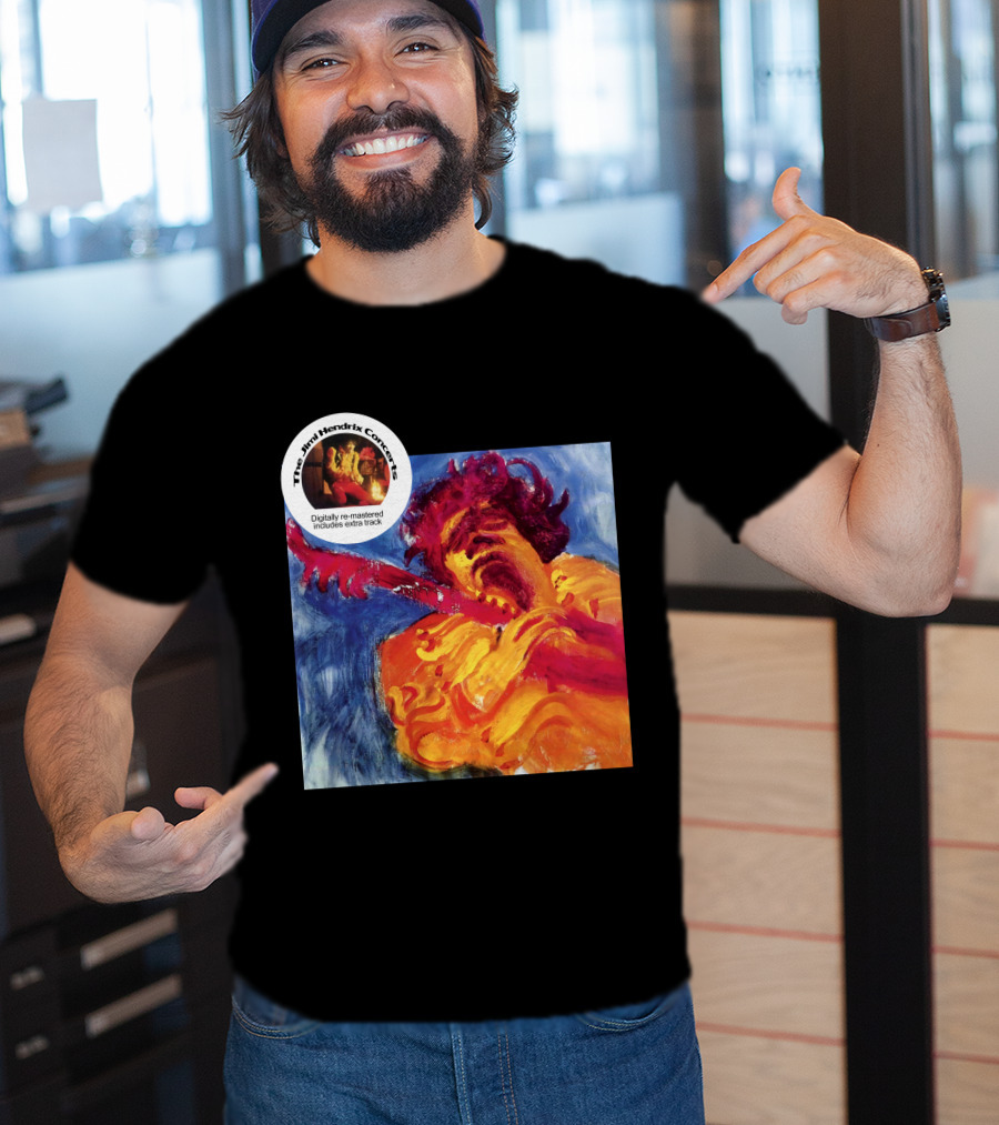 The Jimi Hendrix Concerts Digitally Re-Mastered Includes Extra Track T-Shirt