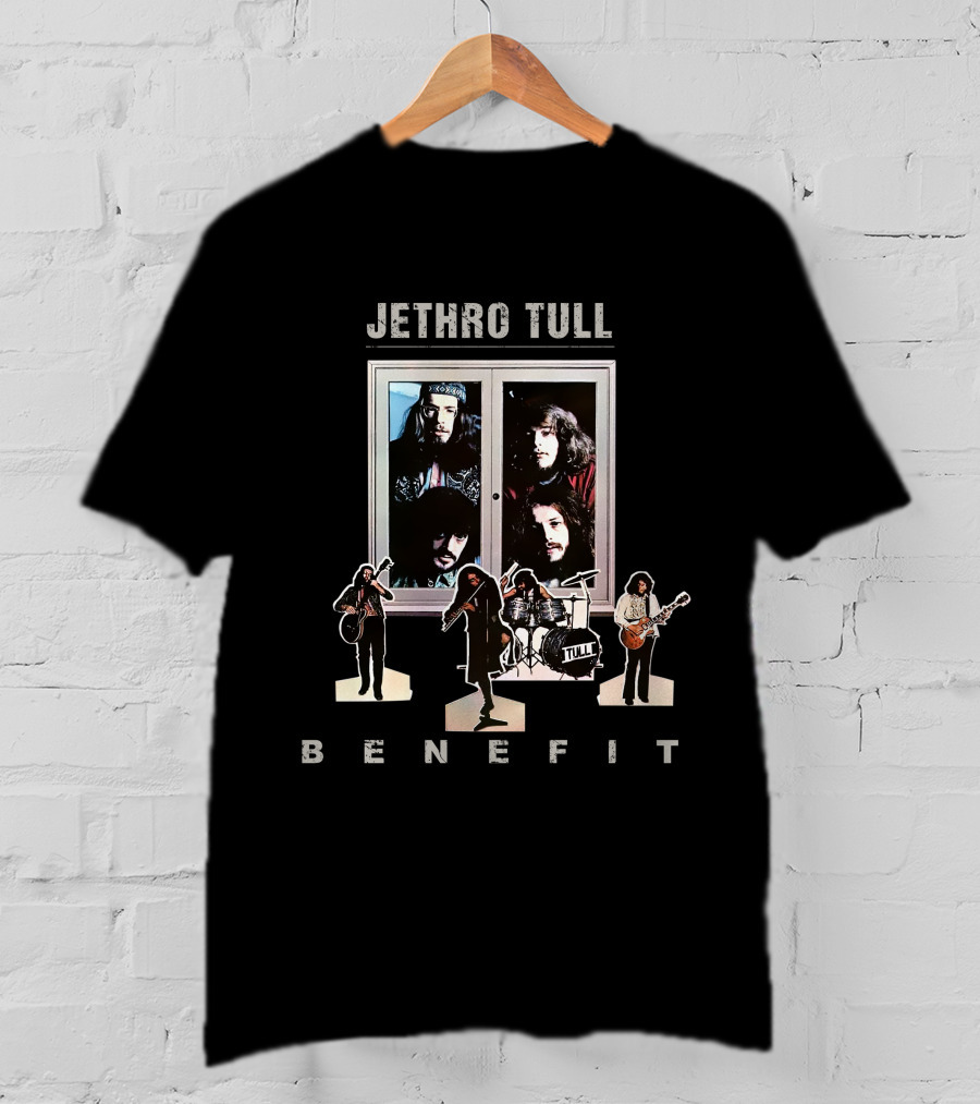 Jethro Tull Benefit Band Album Cover T-Shirt