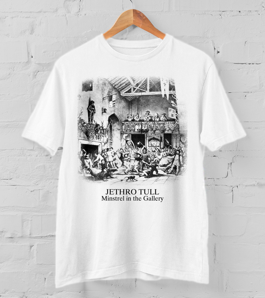 Jethro Tull Minstrel In The Gallery Classic Album Cover T-Shirt
