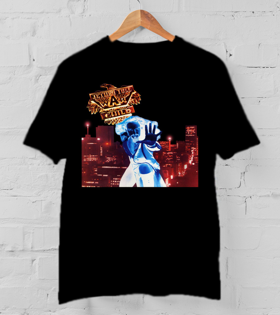 Faster Than A Bullet War Child Urban Heroic Cityscape T-Shirt