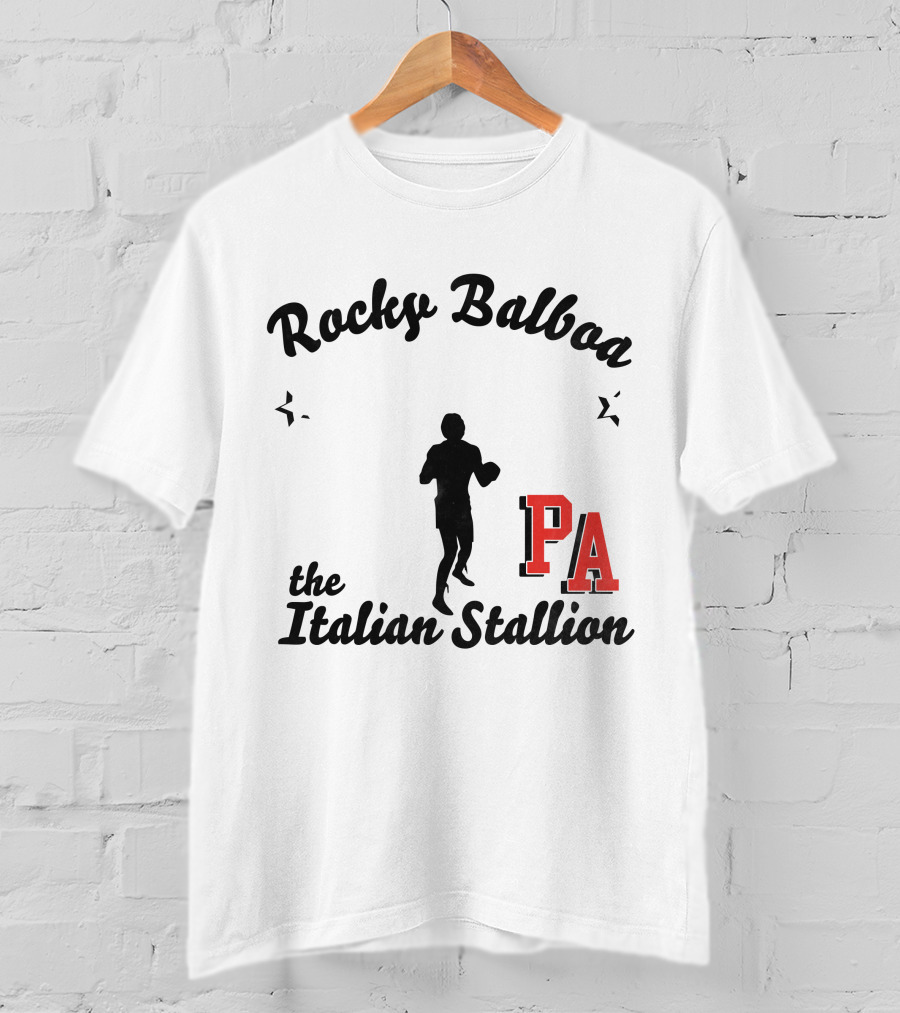 Rocky Balboa 76 PA The Italian Stallion T-Shirt