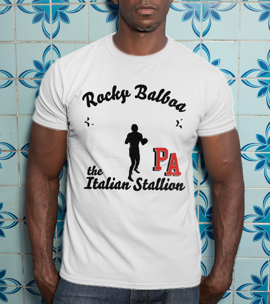 Rocky Balboa 76 PA The Italian Stallion T-Shirt