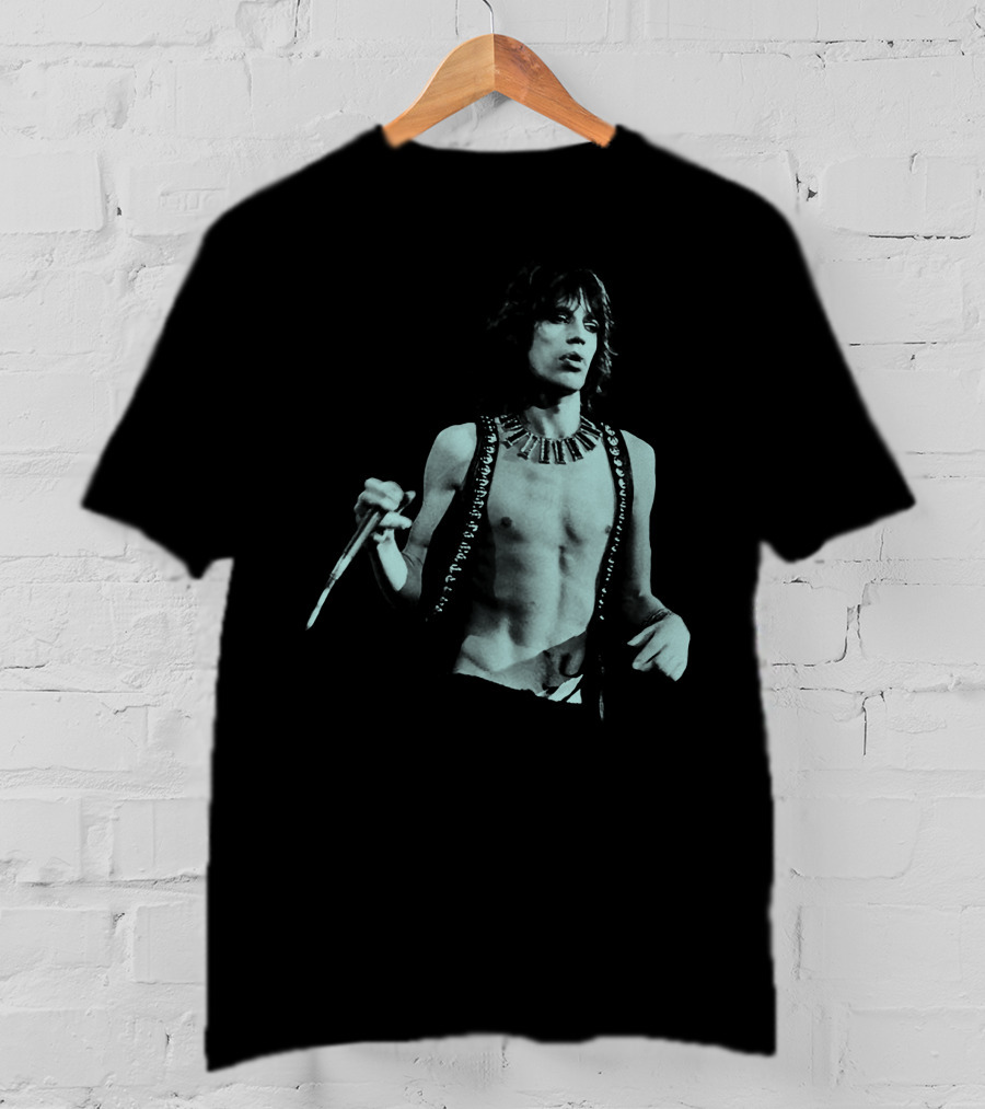 Mick Jagger Iconic Performance Rock Legend T-Shirt