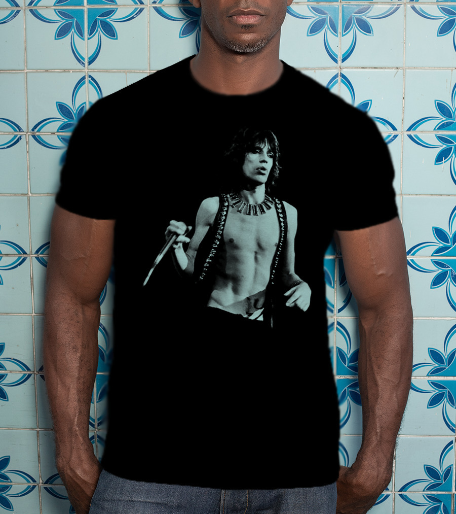 Mick Jagger Iconic Performance Rock Legend T-Shirt