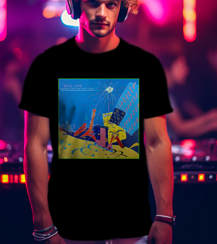 Still Life American Concert 1981 Vibrant Abstract T-Shirt