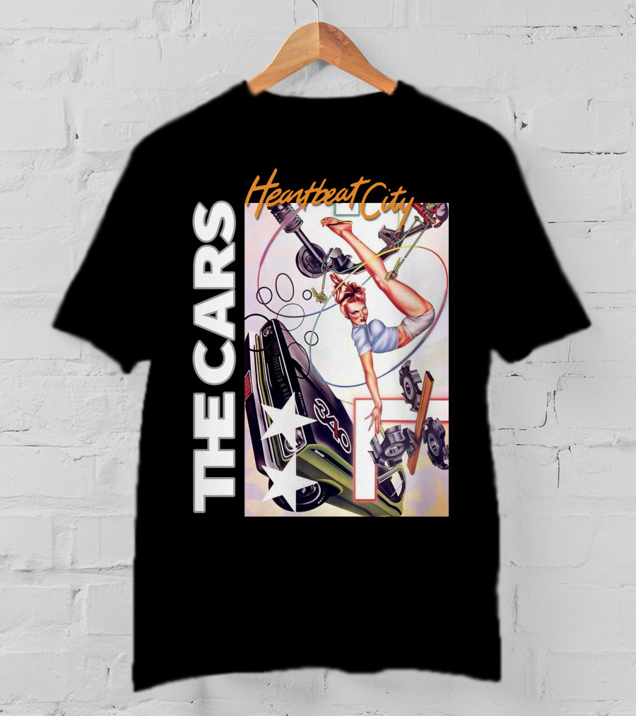 The Cars Heartbeat City 340 Retro T-Shirt
