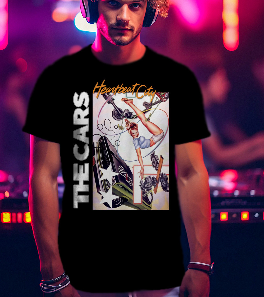 The Cars Heartbeat City 340 Retro T-Shirt
