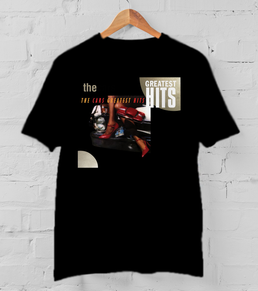 The Cars Greatest Hits Album Cover Retro T-Shirt